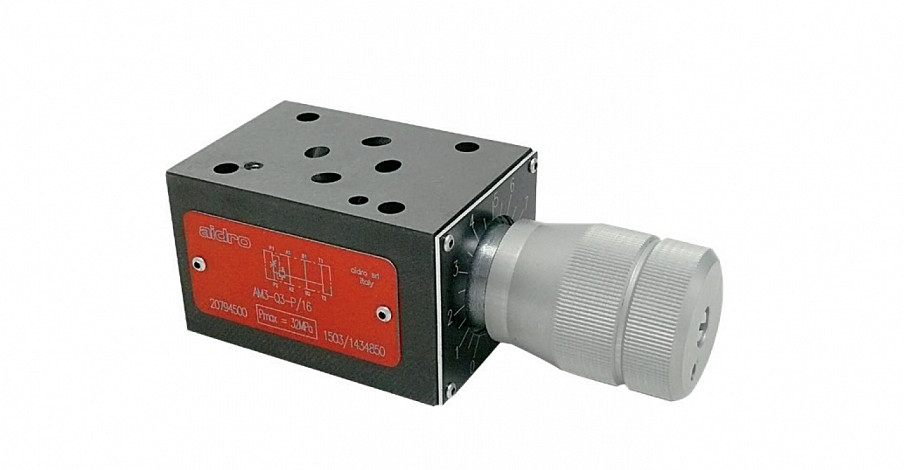 Регуляторы расхода скомпенсированные по давлению АМ3-Q3-P 40 л/мин – 32 МПа (320 бар)